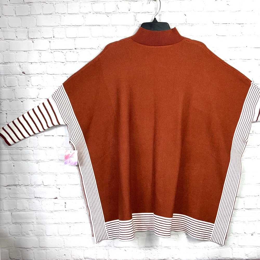 🚫SOLD! NWT🤩🎁 |•CHICWISH•| Pretty Poncho Sweater - Picture 5 of 14